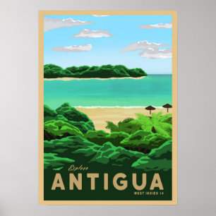 Besuch Antigua Poster
