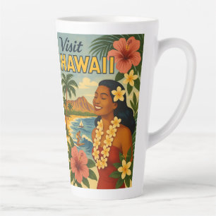Besuch auf Hawaii in der Mitte des Jahrhunderts To Milchtasse