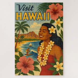 Besuch auf Hawaii in der Mitte des Jahrhunderts To Puzzle