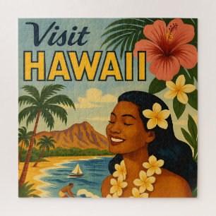 Besuch auf Hawaii in der Mitte des Jahrhunderts To Puzzle