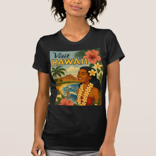 Besuch auf Hawaii in der Mitte des Jahrhunderts To T-Shirt
