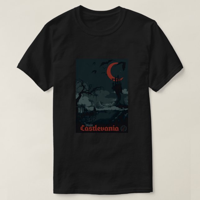 Besuch Castlevania Poster T-Shirt (Design vorne)