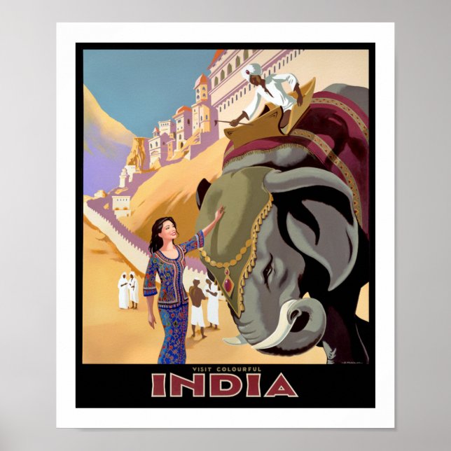 Besuch Colorful India Poster (Vorne)