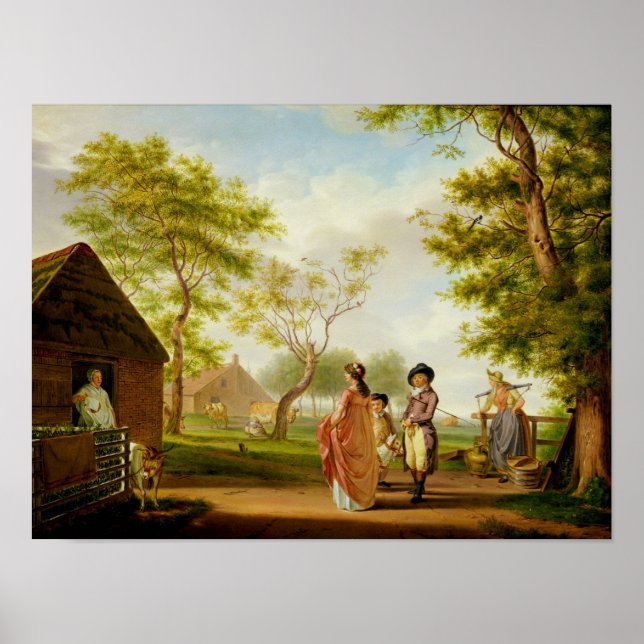 Besuch der Landesmilch Poster (Vorne)