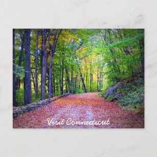 Besuch der Postkarte Connecticut