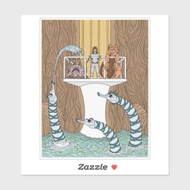 Besuch des Pools der Pipeline Aufkleber (Blatt)