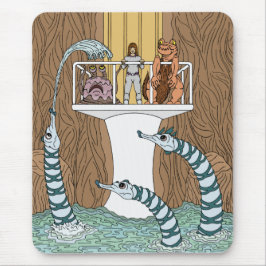 Besuch des Pools der Pipeline Mousepad