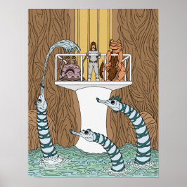 Besuch des Pools der Pipeline Poster