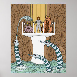 Besuch des Pools der Pipeline Poster