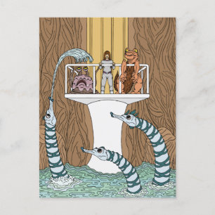 Besuch des Pools der Pipeline Postkarte