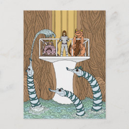 Besuch des Pools der Pipeline Postkarte