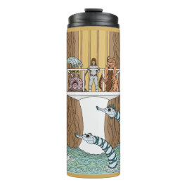 Besuch des Pools der Pipeline Thermosbecher