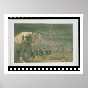 Besuch des Prince of Wales auf der SS Great Easte Poster