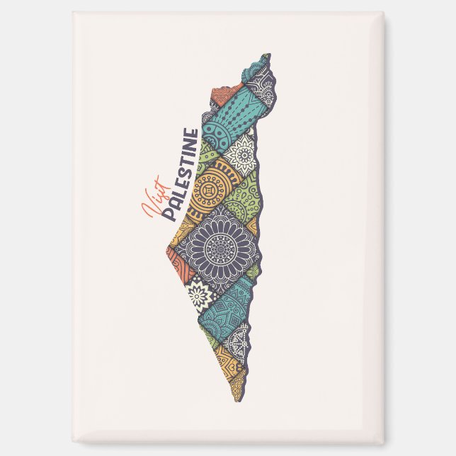 Besuch in Palästina: Kulturerbe innerhalb der Kart Magnet (Vorderseite)