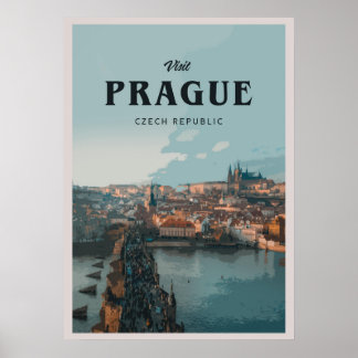Besuch in Prag Poster
