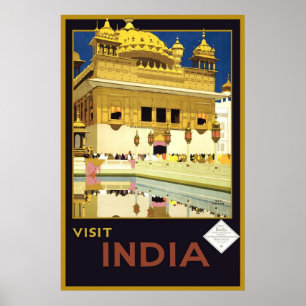 Besuch Indien Poster
