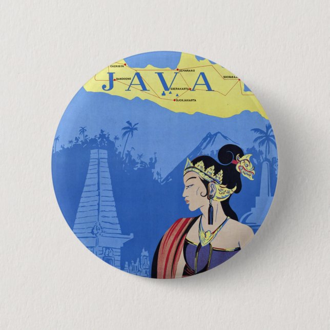 Besuch Java Button (Vorderseite)