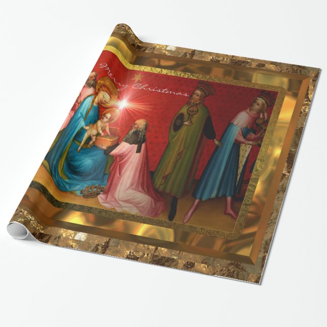 Besuch Jesu Baby (10 Meter) Geschenkpapier (Ungerollt)