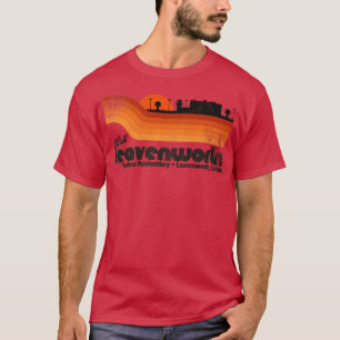 Besuch Leavenworth Gefängnis Retro Tourist Souveni T-Shirt