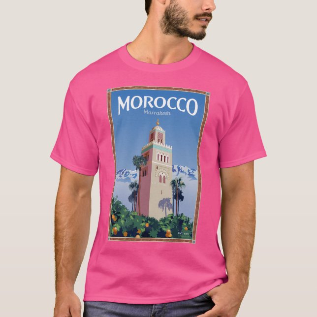 Besuch Marrakesh T-Shirt (Vorderseite)