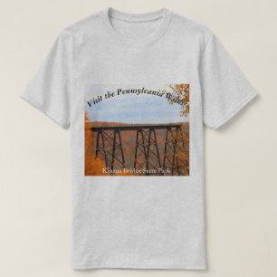 Besuch PA Wilds Picturesque Souvenir Kinzua Bridge T-Shirt