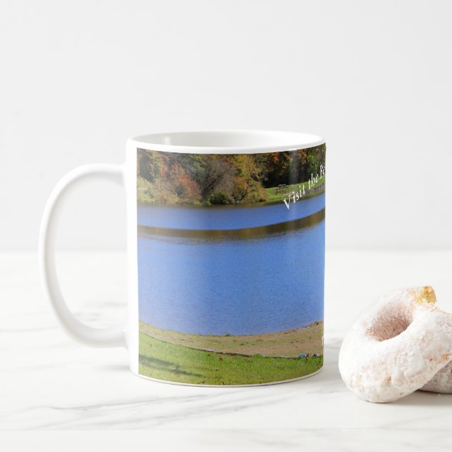 Besuch PA Wilds Picturesque Souvenir Twin Seen ANF Kaffeetasse (Mit Donut)