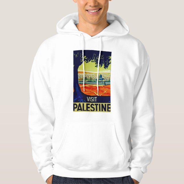 Besuch Palästina Hoodie (Vorderseite)