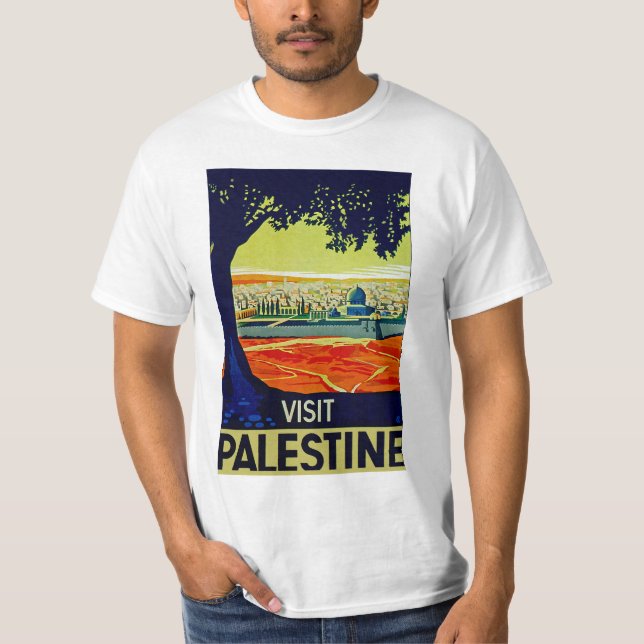 Besuch Palästinas T-Shirt (Vorderseite)