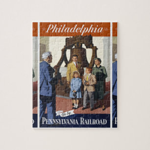 Besuch Philadelphia auf der Pennsylvania-Eisenbahn Puzzle