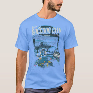 Besuch Raccoon Stadt T-Shirt