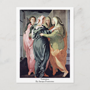 Besuch von Jacopo Pontormo Postkarte