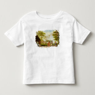 Besuch zur Land-Molkerei Kleinkind T-shirt