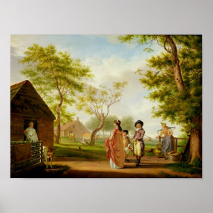 Besuch zur Land-Molkerei Poster