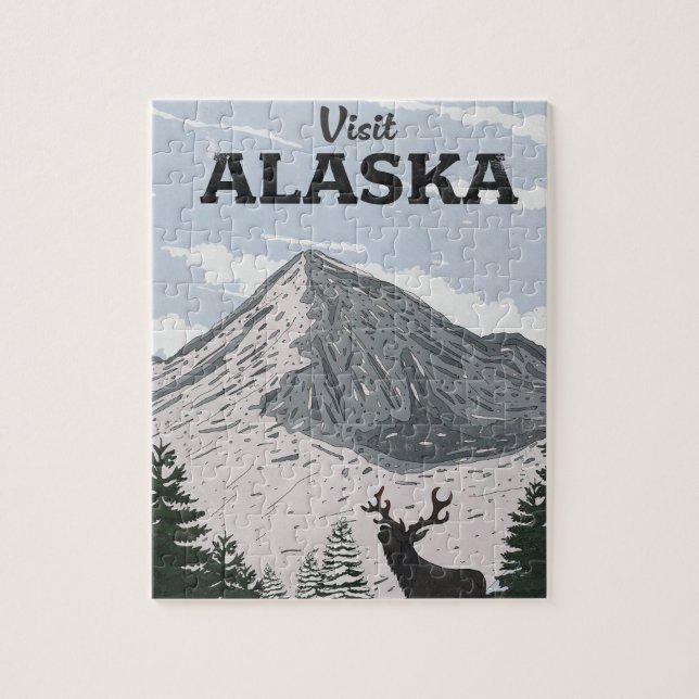 Besuche Alaska Puzzle (Vertikal)