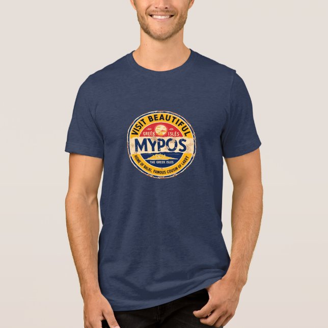 Besuche Mypos Tri-Blend Shirt (Vorderseite)