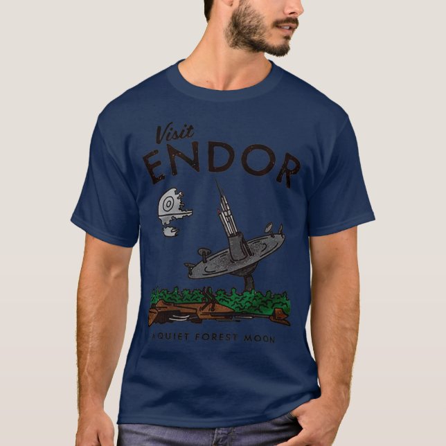 Besuchen Endor Funny T-Shirt (Vorderseite)