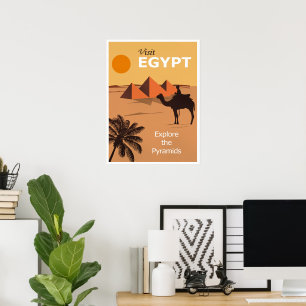 Besuchen Sie Ägypten Reiseplakat Poster