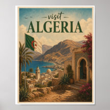 Besuchen Sie Algerien Reise Vintage