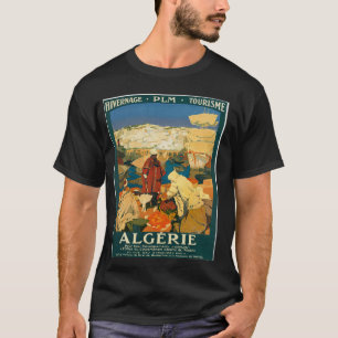 Besuchen Sie Algerien Vintage Reise Kunstwerk von  T-Shirt