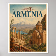 Besuchen Sie Armenia Travel Vintage