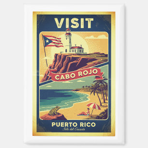 Besuchen Sie Cabo Rojo - Puerto Rico Poster Magnet
