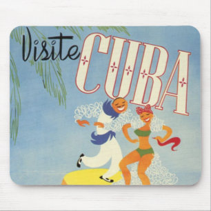 Besuchen Sie Cuba Tiki Fiesta Siesta Vintag Holida Mousepad