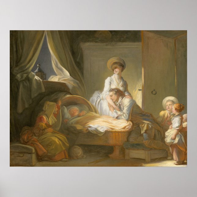Besuchen Sie das Kinderzimmer - Jean Fragonard Kun Poster (Vorne)