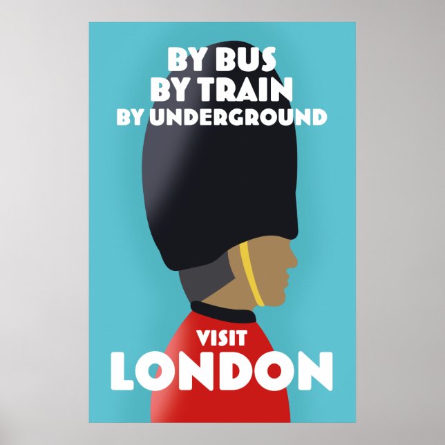 Besuchen Sie das London Art Print. Poster (Vorne)