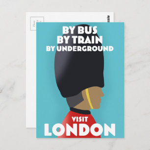 Besuchen Sie das London Art Print. Postkarte