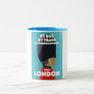 Besuchen Sie das London Art Print. Zweifarbige Tasse