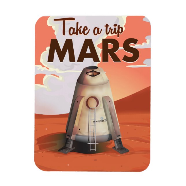 Besuchen Sie das Poster der Mars Magnet (Vertikal)