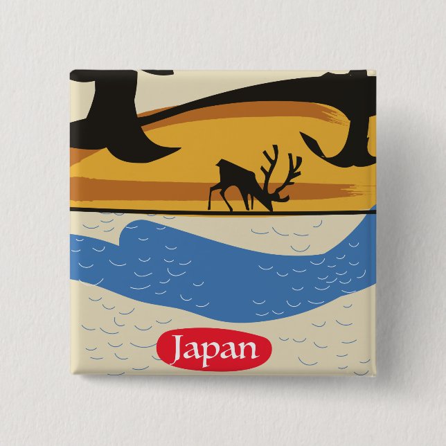 Besuchen Sie das Waldposter USA. Button (Vorderseite)