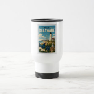 Besuchen Sie Delaware Travel Vintage Reisebecher