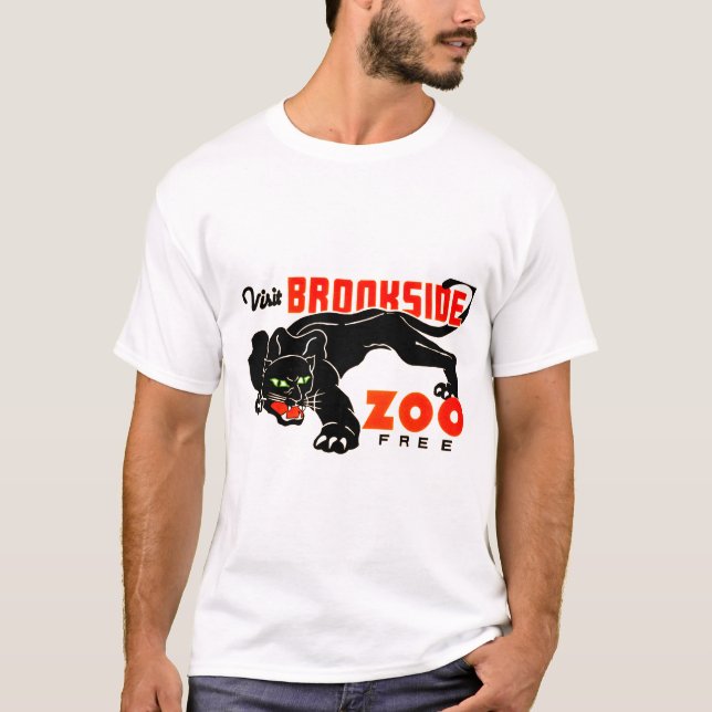 Besuchen Sie den Brookside Zoo Free T-Shirt (Vorderseite)